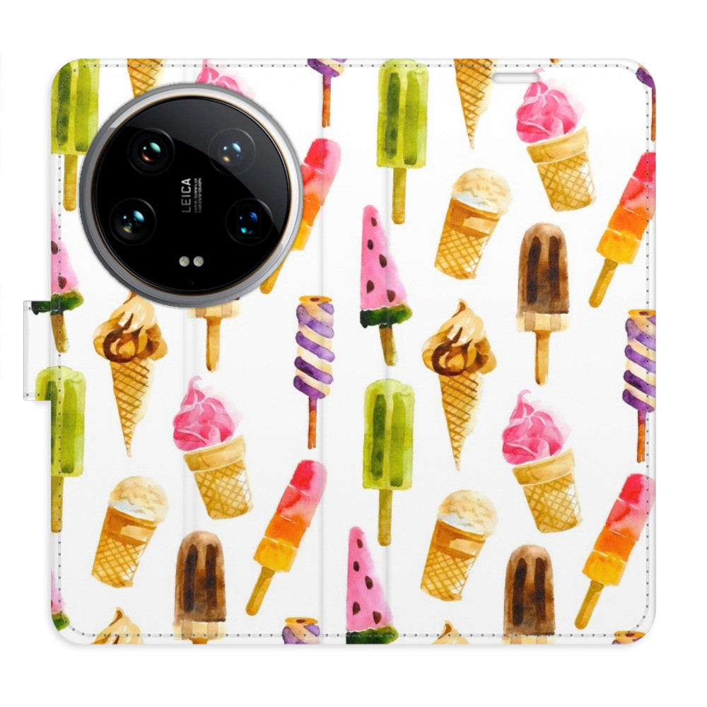 Flipové puzdro iSaprio - Ice Cream Pattern - Xiaomi 14 Ultra