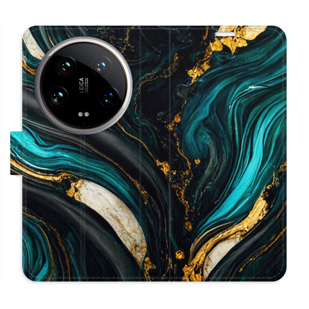 Flipové puzdro iSaprio - Dark Paint - Xiaomi 14 Ultra