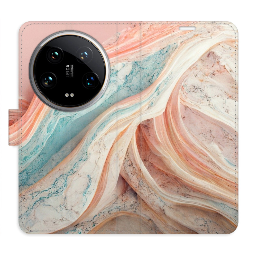 Flipové puzdro iSaprio - Colour Marble - Xiaomi 14 Ultra