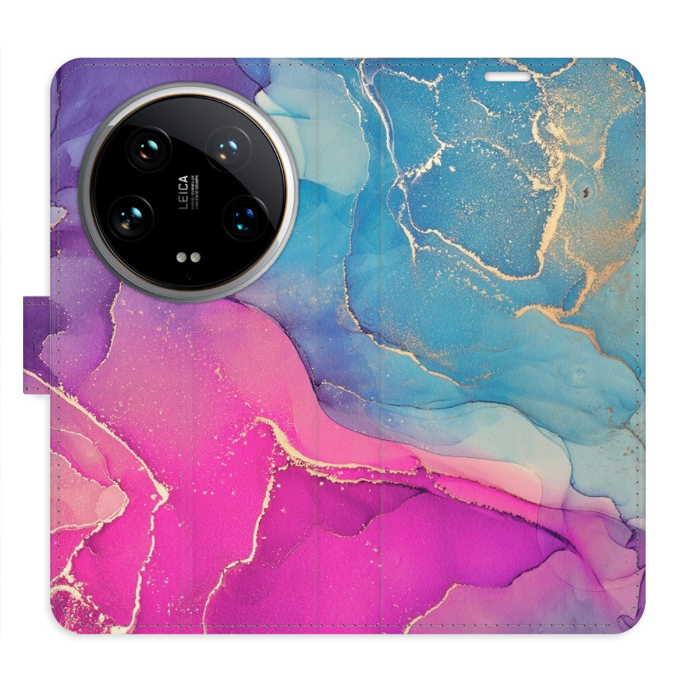 Flipové puzdro iSaprio - Colour Marble 02 - Xiaomi 14 Ultra