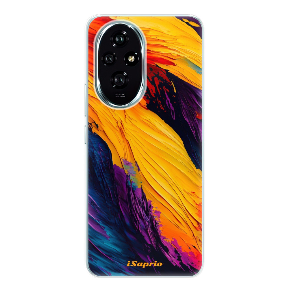 Odolné silikónové puzdro iSaprio - Orange Paint - Honor 200