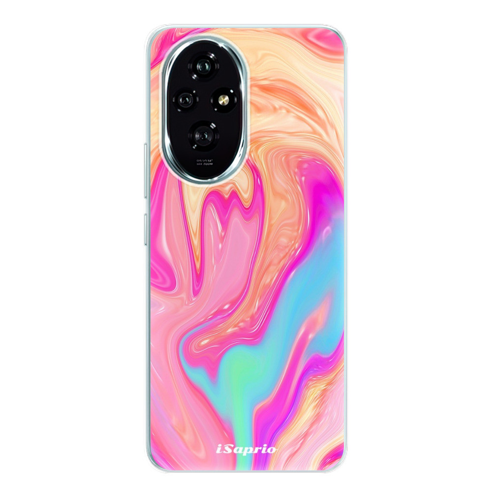 Odolné silikónové puzdro iSaprio - Orange Liquid - Honor 200
