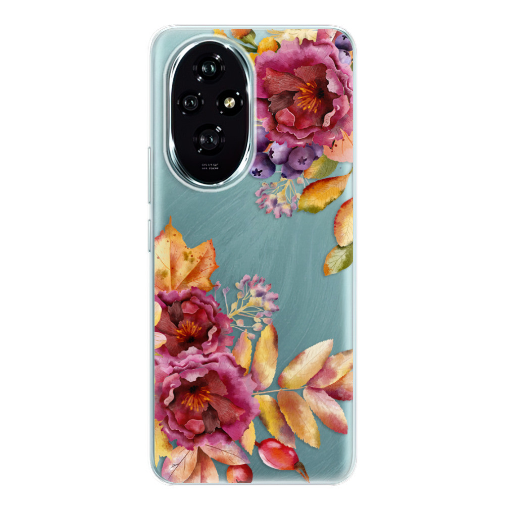 Odolné silikónové puzdro iSaprio - Fall Flowers - Honor 200