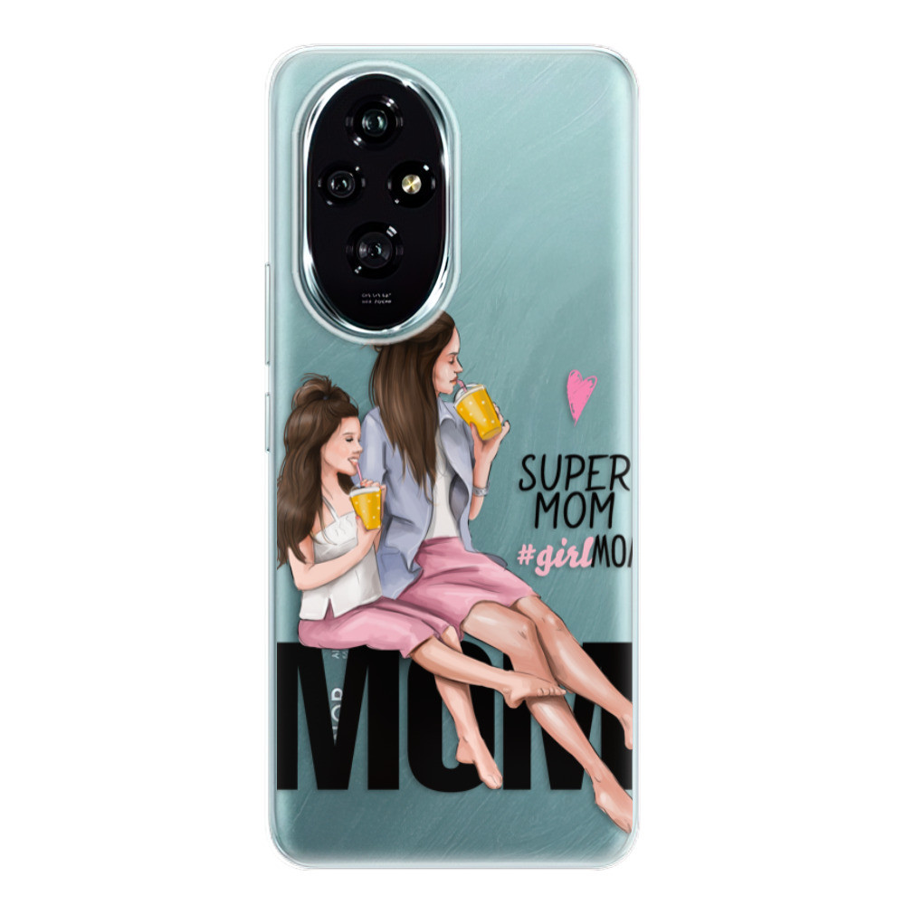 Odolné silikónové puzdro iSaprio - Milk Shake - Brunette - Honor 200