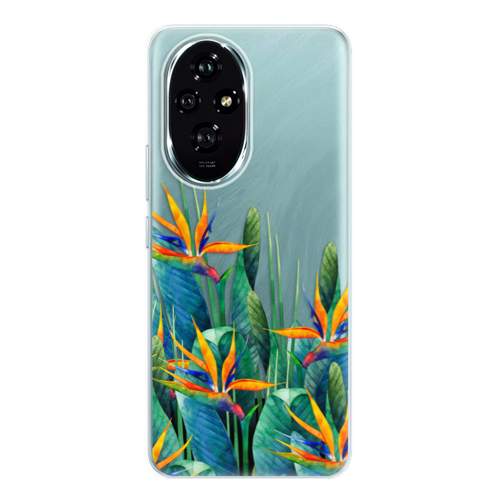 Odolné silikónové puzdro iSaprio - Exotic Flowers - Honor 200
