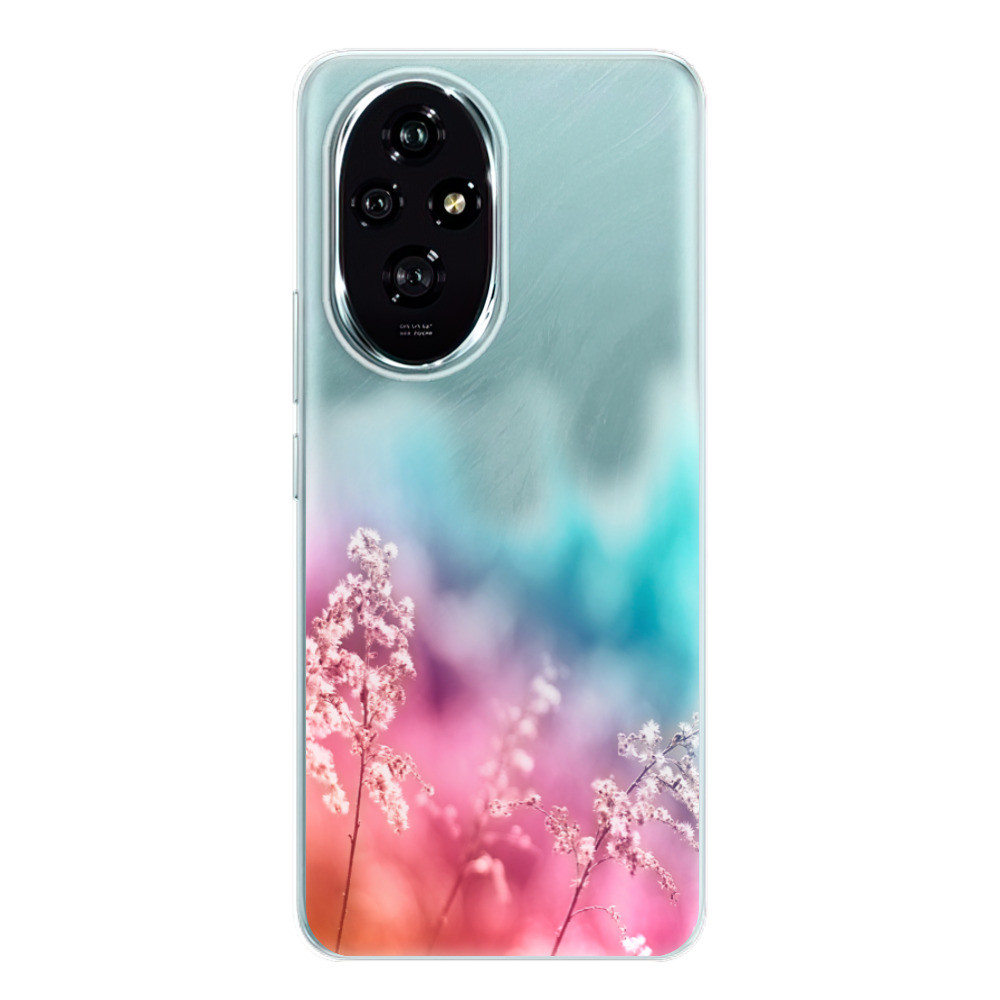 Odolné silikónové puzdro iSaprio - Rainbow Grass - Honor 200