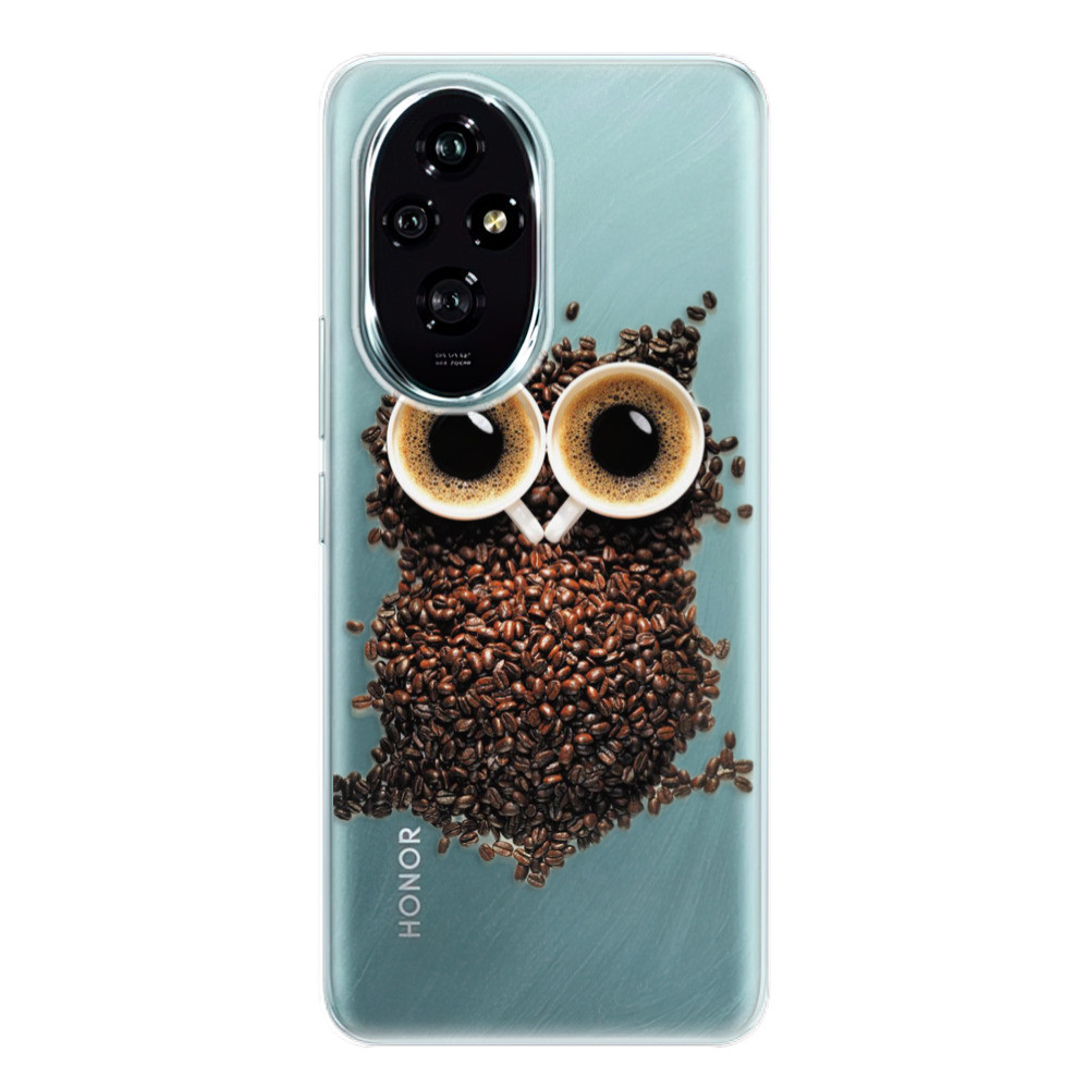 Odolné silikónové puzdro iSaprio - Owl And Coffee - Honor 200