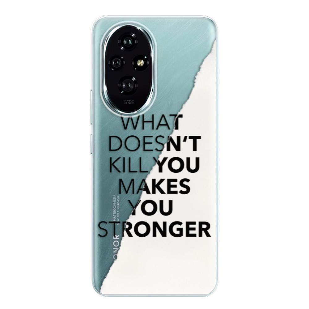 Odolné silikónové puzdro iSaprio - Makes You Stronger - Honor 200