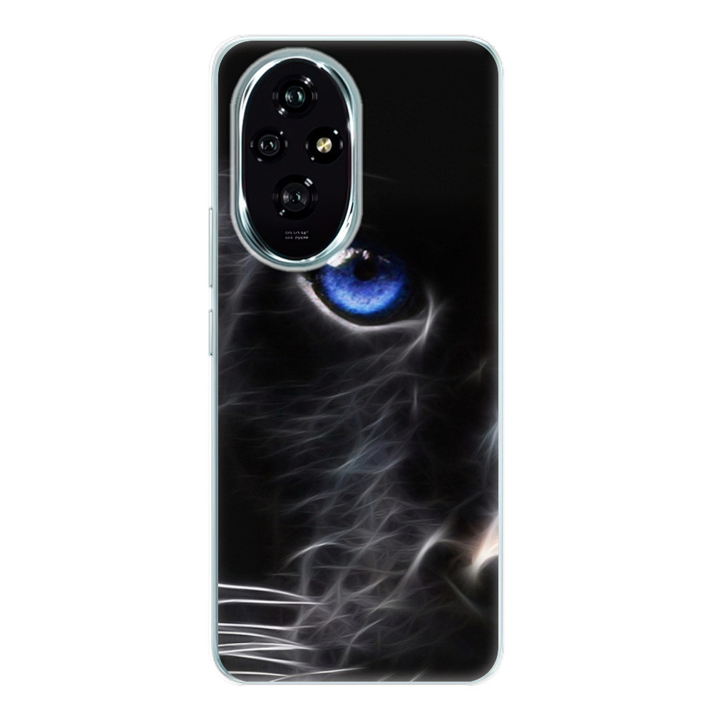 Odolné silikónové puzdro iSaprio - Black Puma - Honor 200