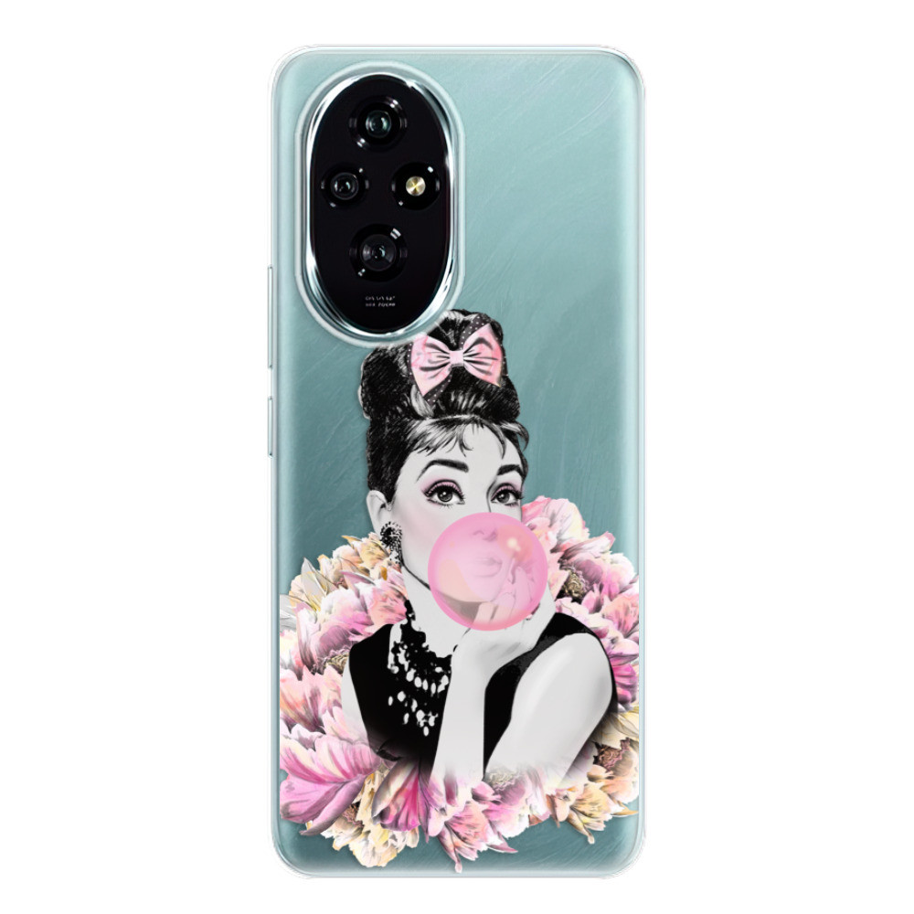 Odolné silikónové puzdro iSaprio - Pink Bubble - Honor 200