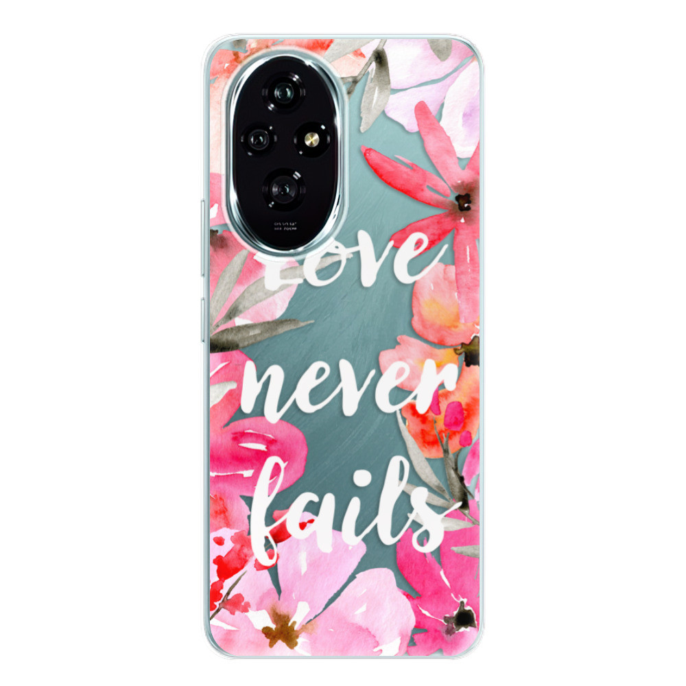 Odolné silikónové puzdro iSaprio - Love Never Fails - Honor 200