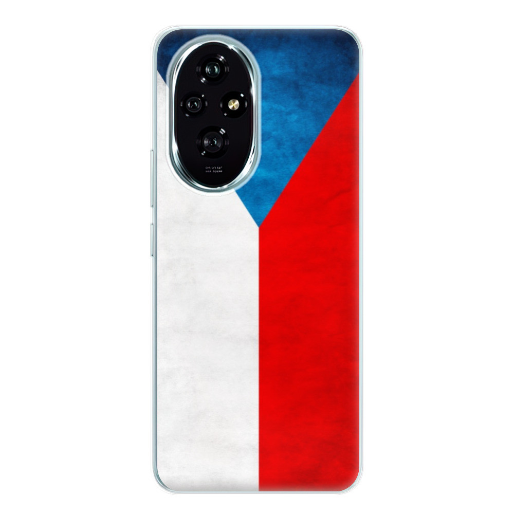 Odolné silikónové puzdro iSaprio - Czech Flag - Honor 200