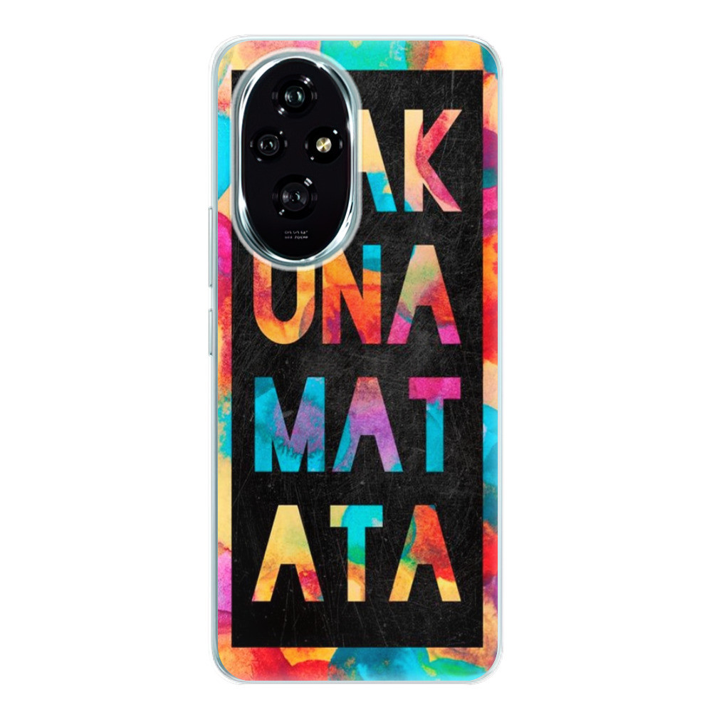 Odolné silikónové puzdro iSaprio - Hakuna Matata 01 - Honor 200