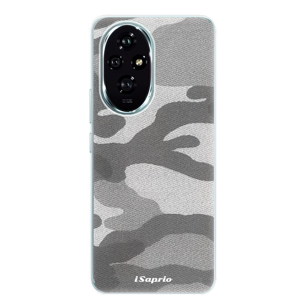 Odolné silikónové puzdro iSaprio - Gray Camuflage 02 - Honor 200