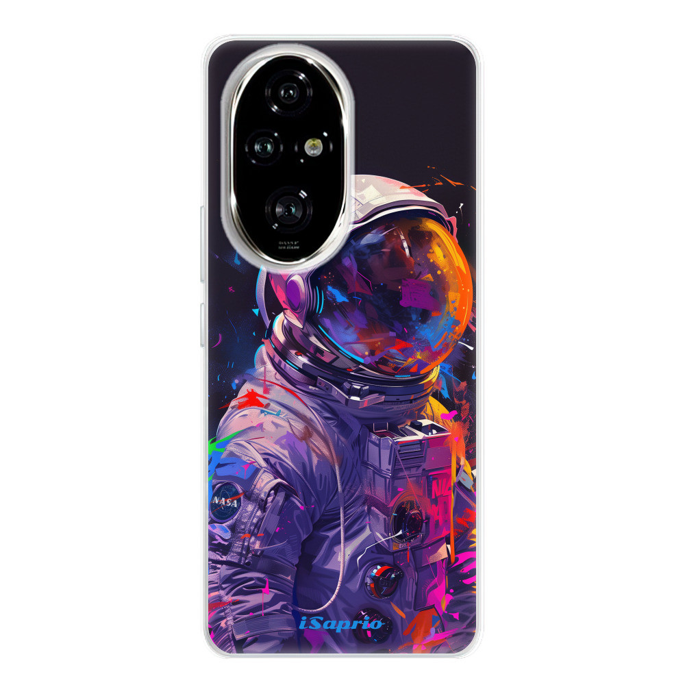 Odolné silikónové puzdro iSaprio - Neon Astronaut - Honor 200 Pro