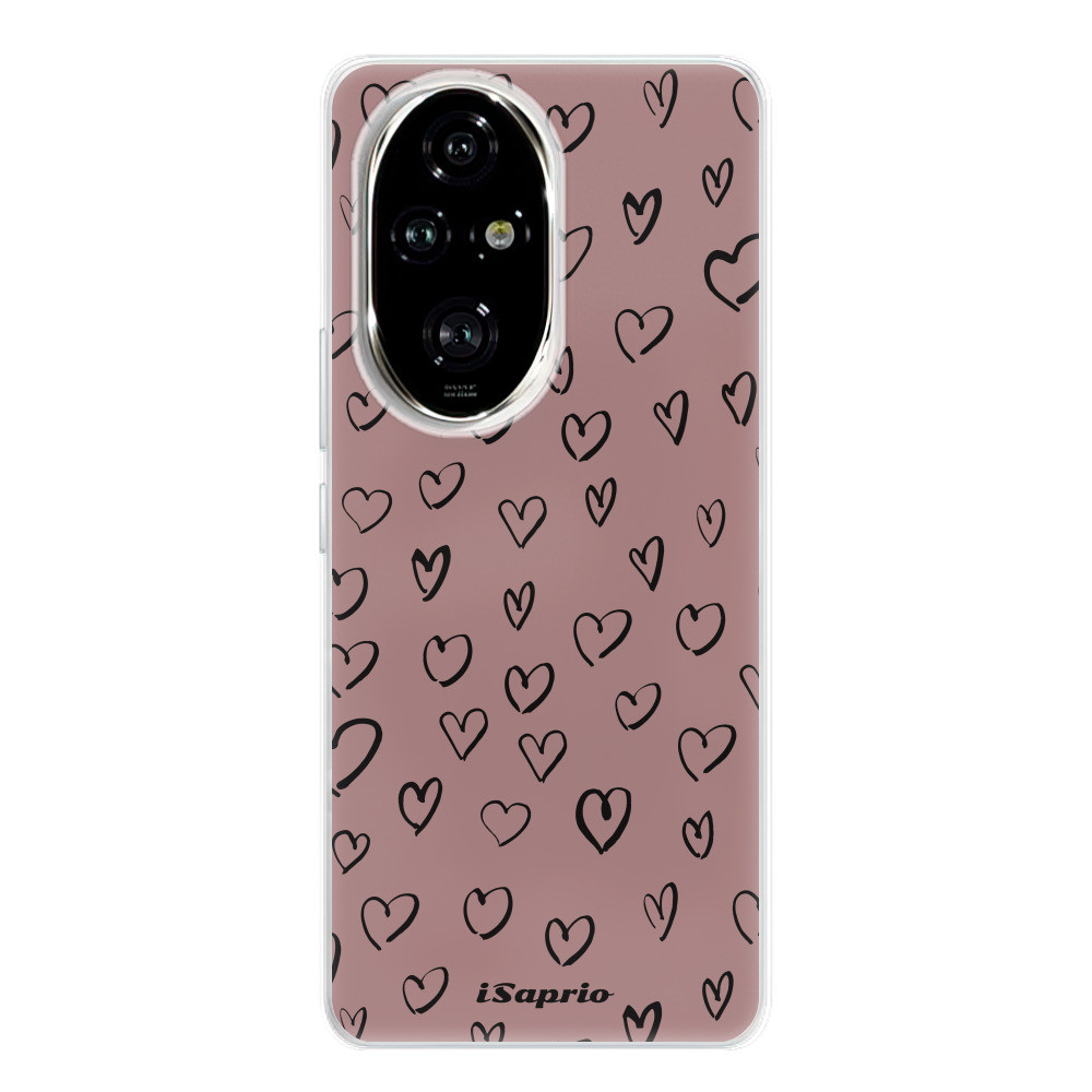 Odolné silikónové puzdro iSaprio - Heart Dark - Honor 200 Pro
