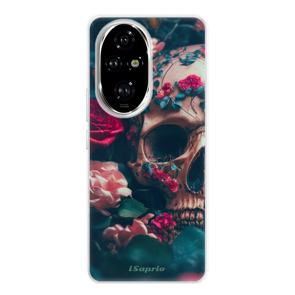 Odolné silikónové puzdro iSaprio - Skull in Roses - Honor 200 Pro