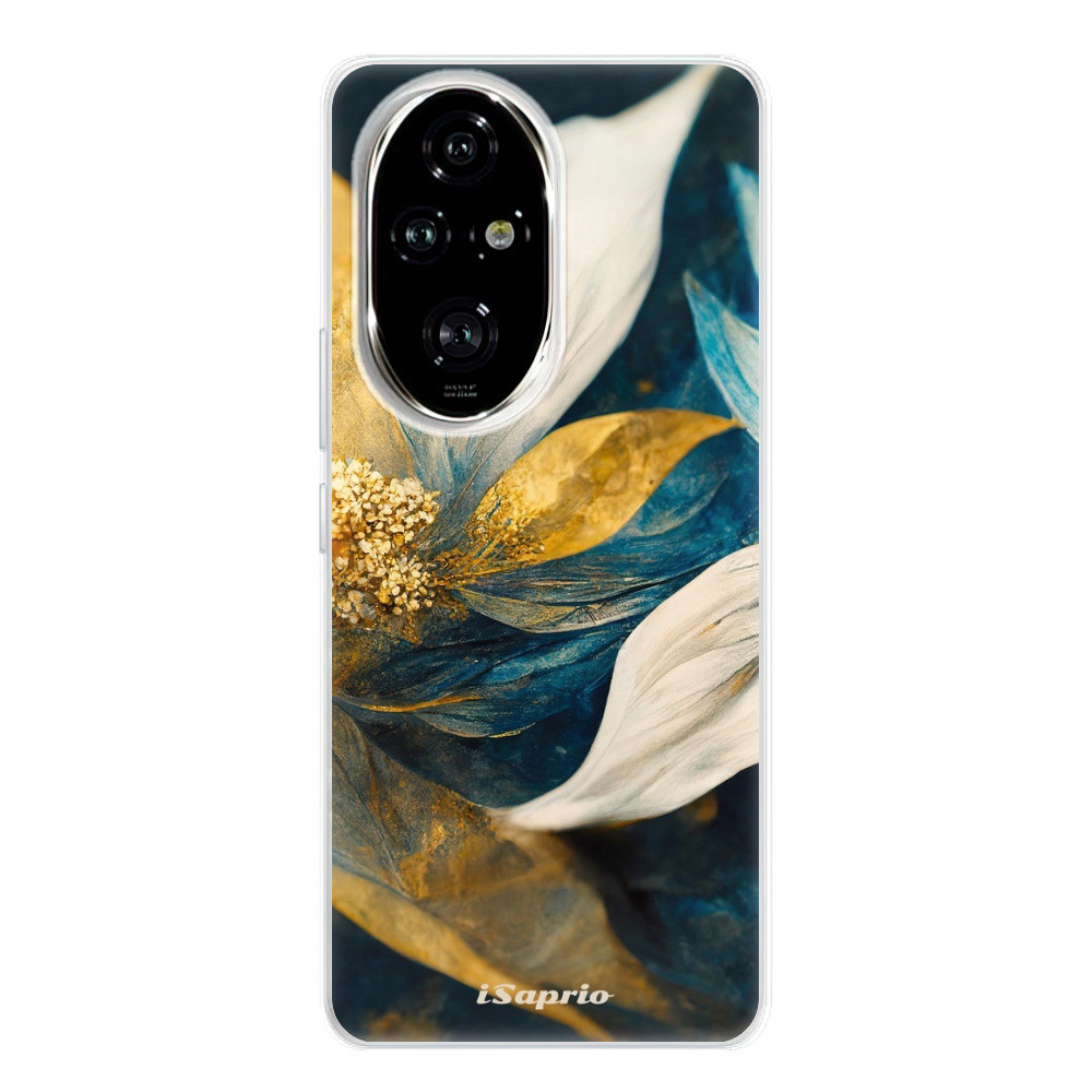 Odolné silikónové puzdro iSaprio - Gold Petals - Honor 200 Pro