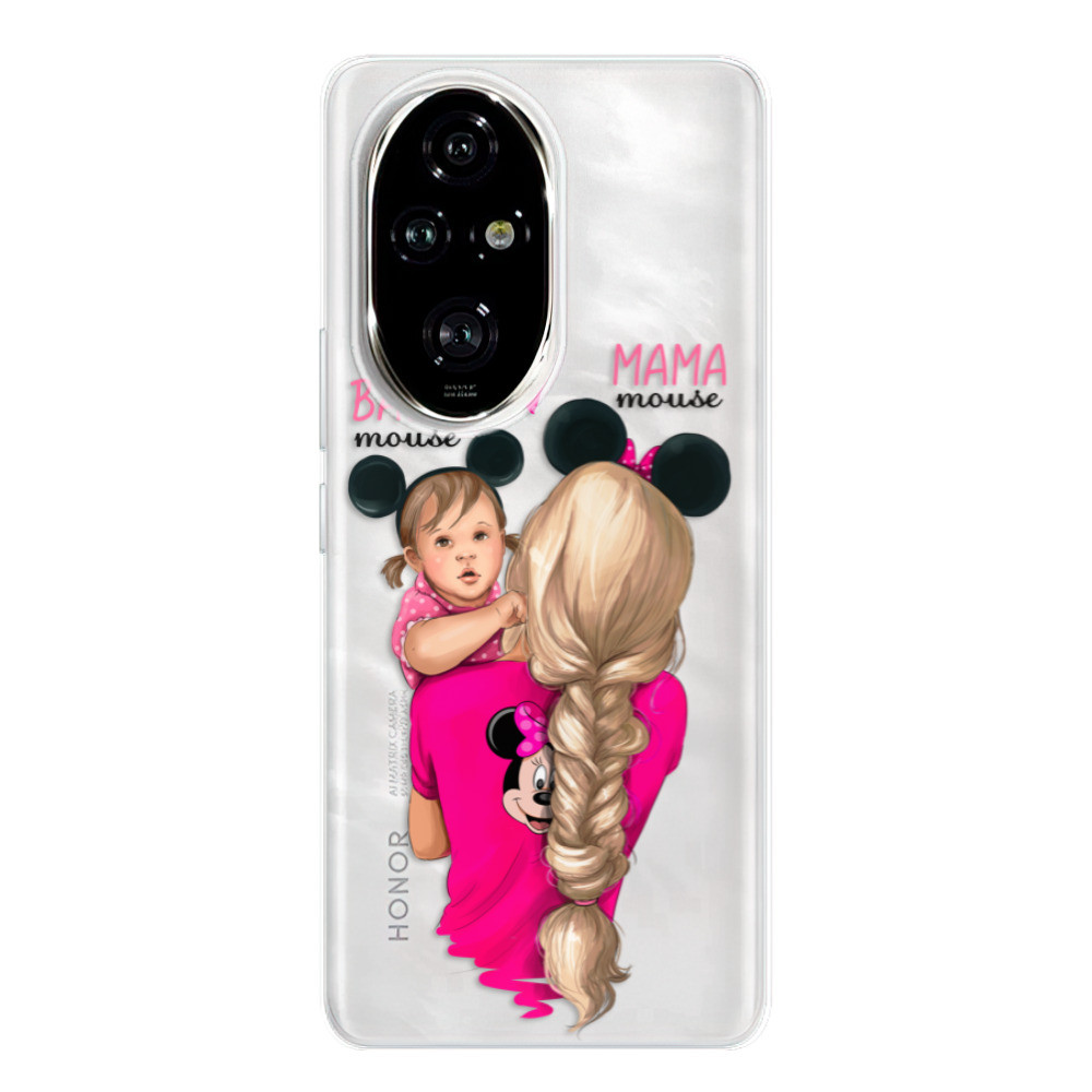 Odolné silikónové puzdro iSaprio - Mama Mouse Blond and Girl - Honor 200 Pro