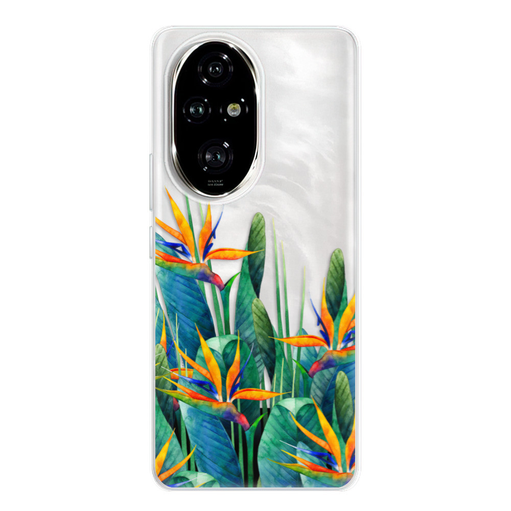 Odolné silikónové puzdro iSaprio - Exotic Flowers - Honor 200 Pro