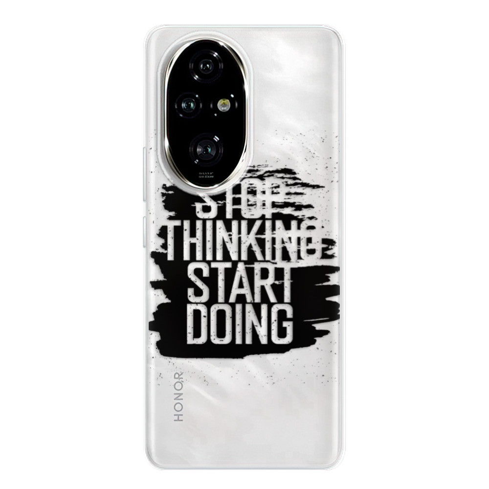 Odolné silikónové puzdro iSaprio - Start Doing - black - Honor 200 Pro