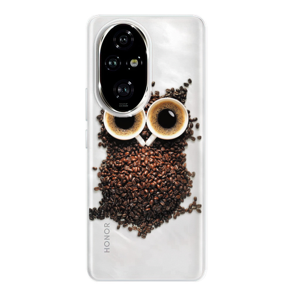 Odolné silikónové puzdro iSaprio - Owl And Coffee - Honor 200 Pro