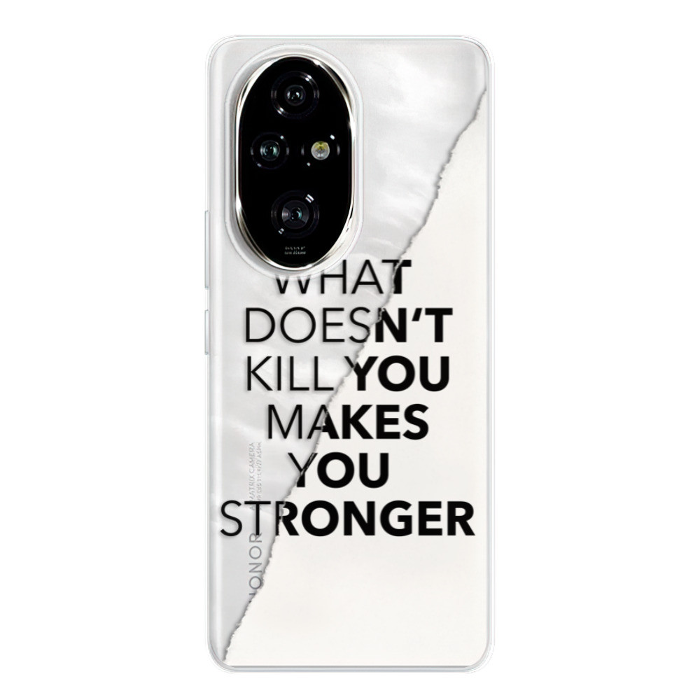 Odolné silikónové puzdro iSaprio - Makes You Stronger - Honor 200 Pro