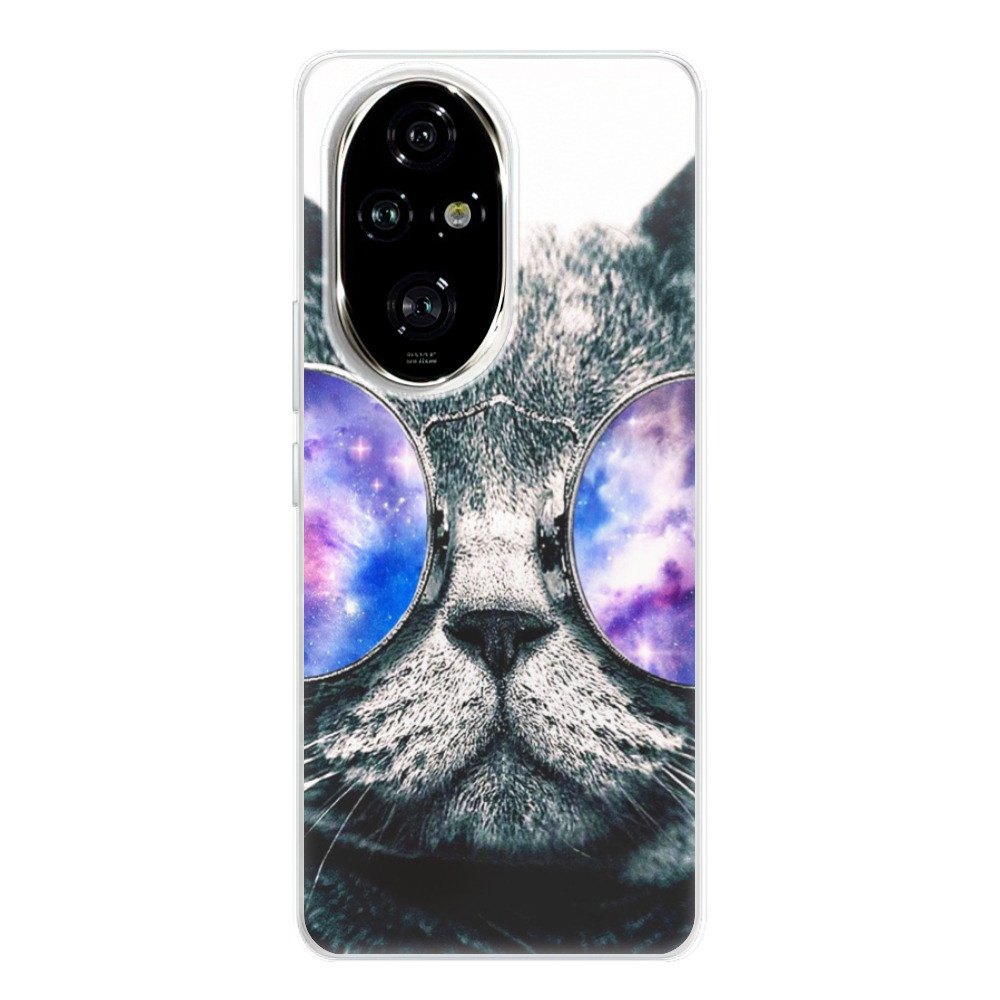 Odolné silikónové puzdro iSaprio - Galaxy Cat - Honor 200 Pro