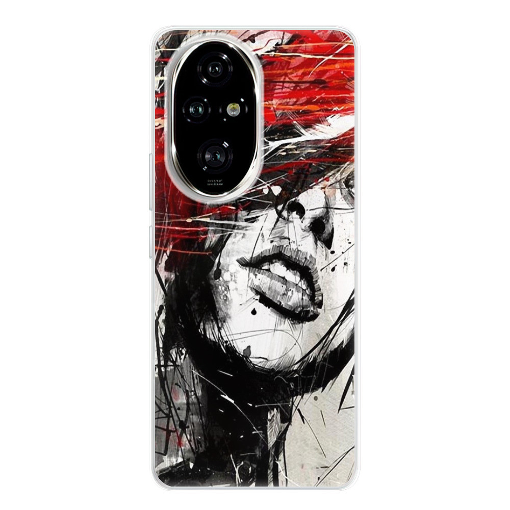 Odolné silikónové puzdro iSaprio - Sketch Face - Honor 200 Pro