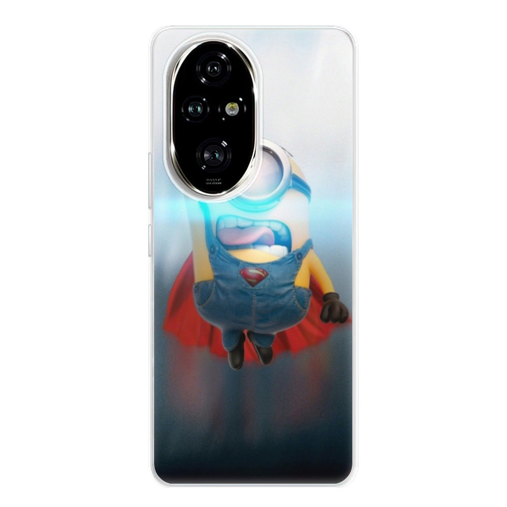 Odolné silikónové puzdro iSaprio - Mimons Superman 02 - Honor 200 Pro
