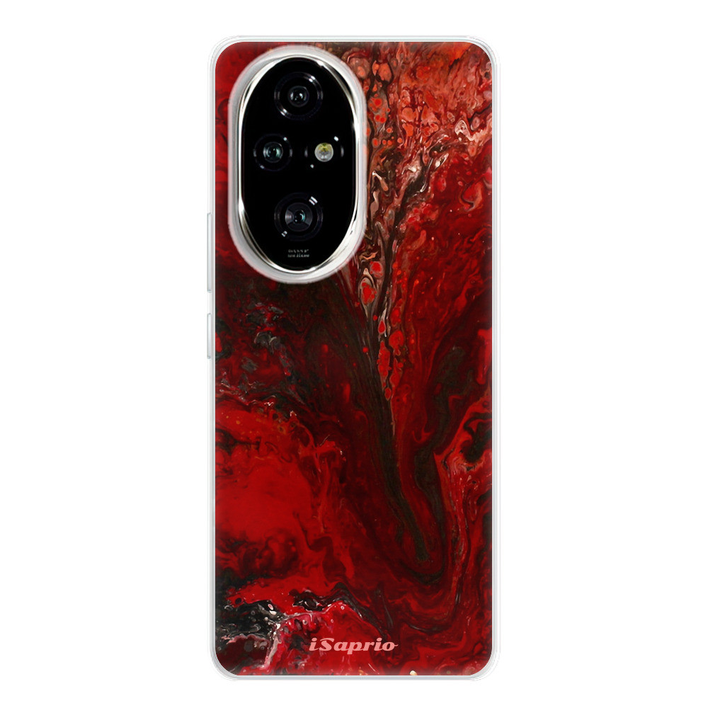 Odolné silikónové puzdro iSaprio - RedMarble 17 - Honor 200 Pro