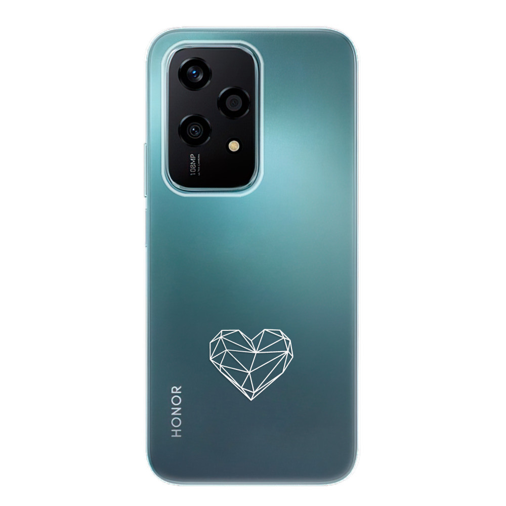 Odolné silikónové puzdro iSaprio - čiré - Digital Love - Honor 200 Lite