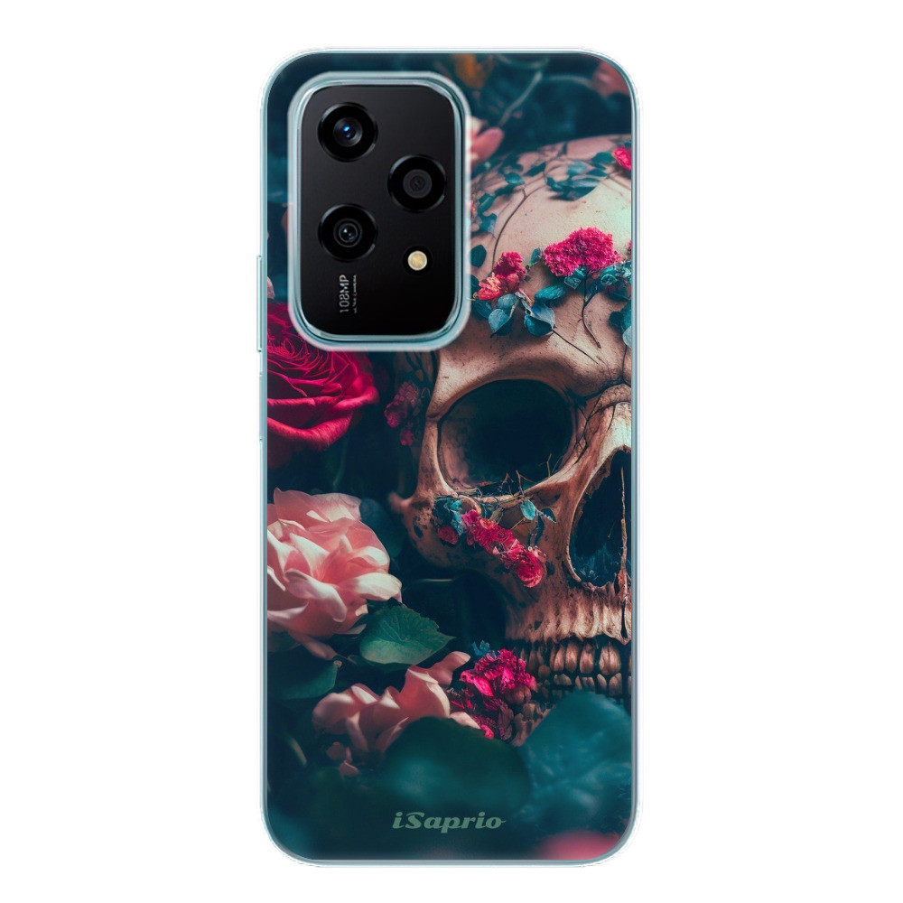 Odolné silikónové puzdro iSaprio - Skull in Roses - Honor 200 Lite