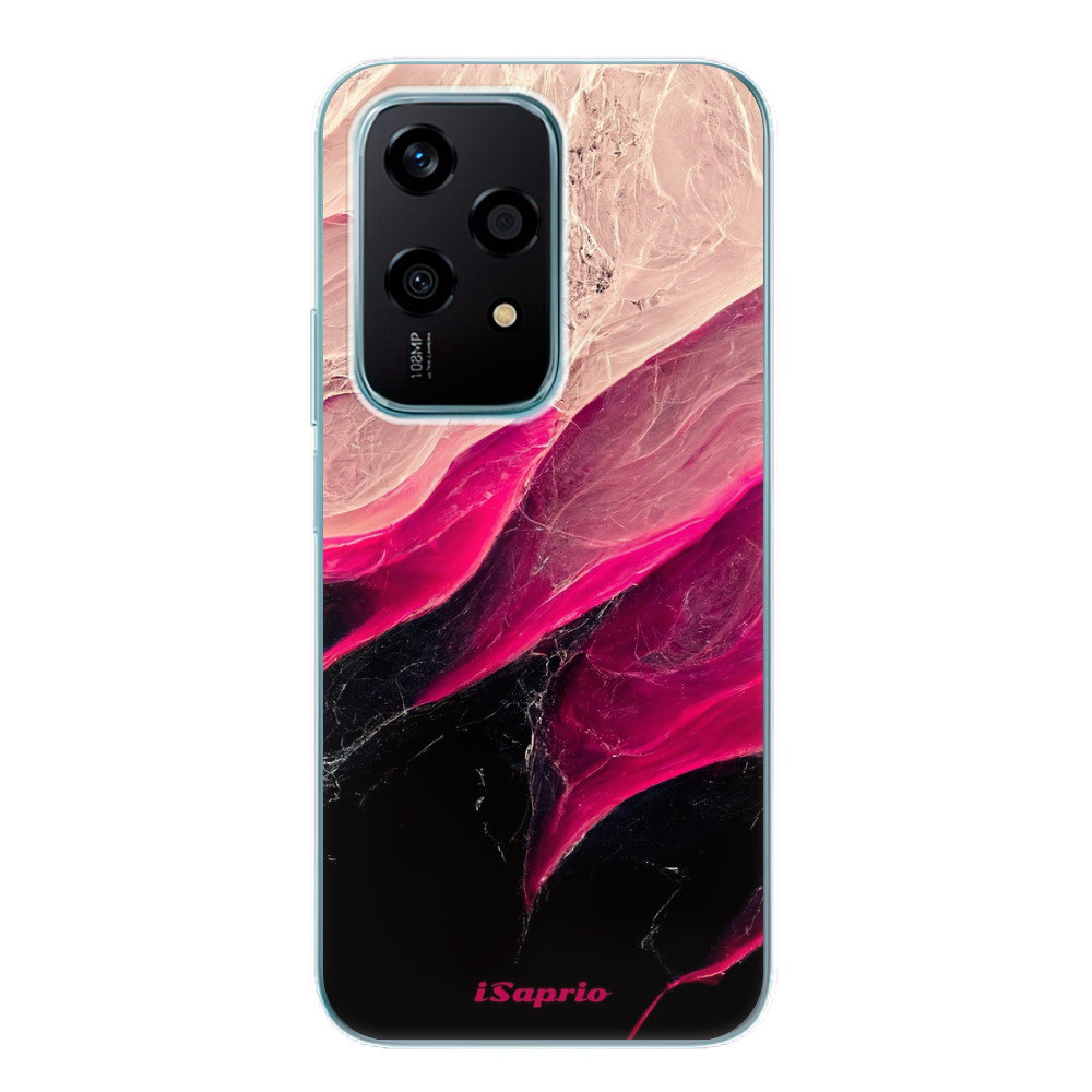 Odolné silikónové puzdro iSaprio - Black and Pink - Honor 200 Lite