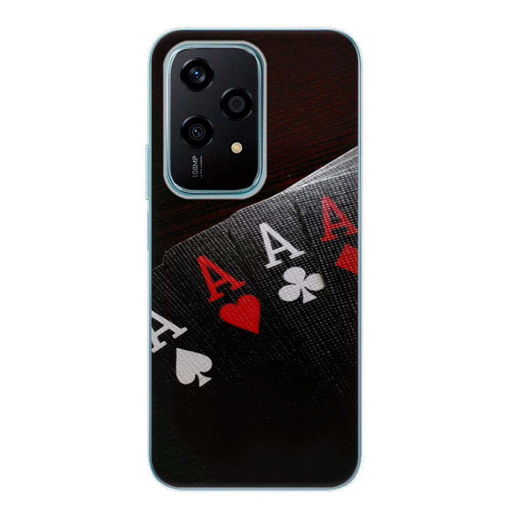 Odolné silikónové puzdro iSaprio - Poker - Honor 200 Lite