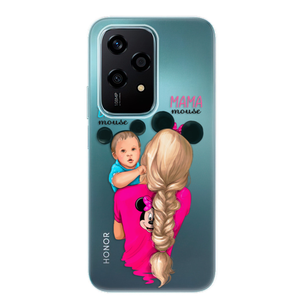 Odolné silikónové puzdro iSaprio - Mama Mouse Blonde and Boy - Honor 200 Lite