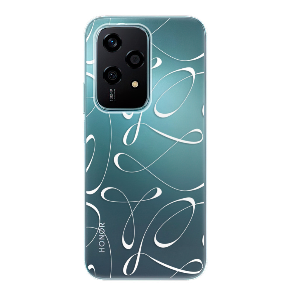 Odolné silikónové puzdro iSaprio - Fancy - white - Honor 200 Lite