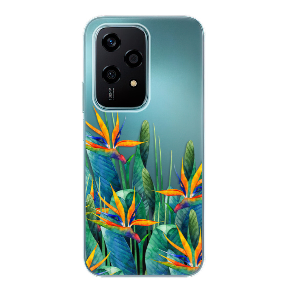 Odolné silikónové puzdro iSaprio - Exotic Flowers - Honor 200 Lite