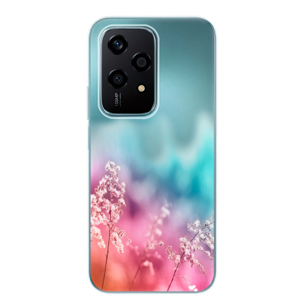 Odolné silikónové puzdro iSaprio - Rainbow Grass - Honor 200 Lite