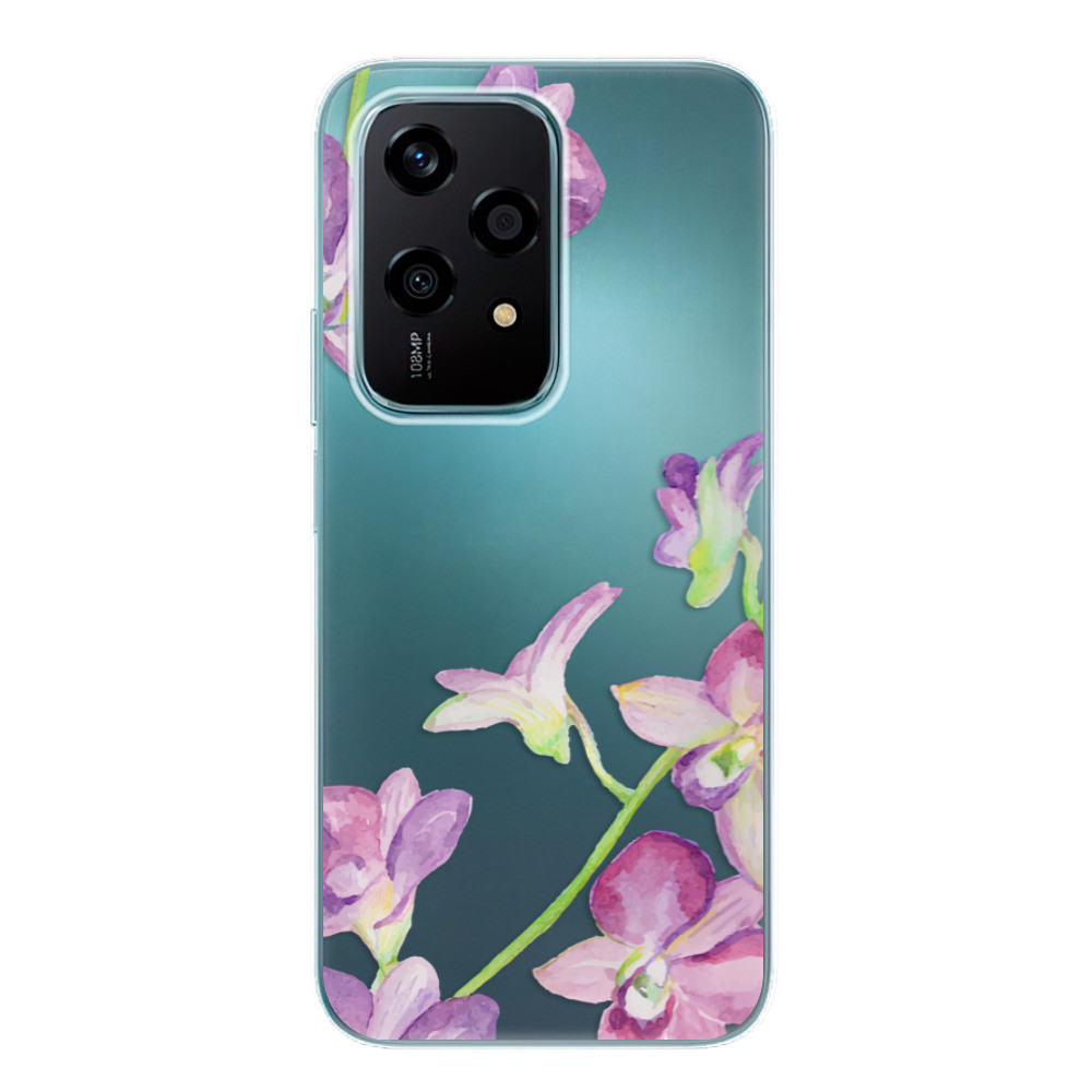 Odolné silikónové puzdro iSaprio - Purple Orchid - Honor 200 Lite