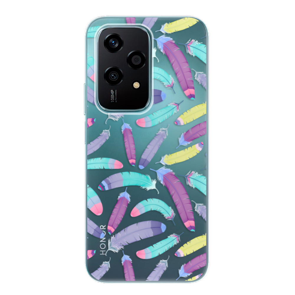 Odolné silikónové puzdro iSaprio - Feather Pattern 01 - Honor 200 Lite