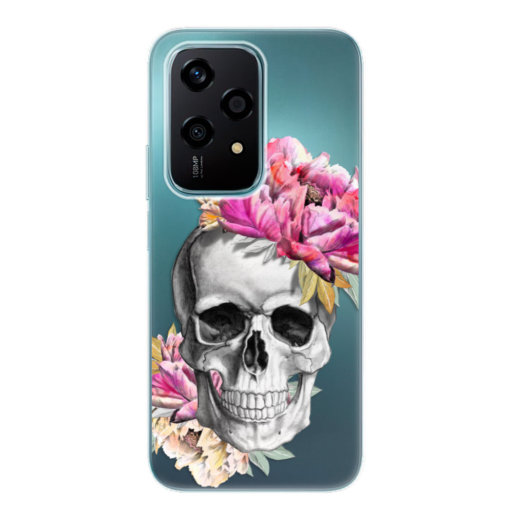 Odolné silikónové puzdro iSaprio - Pretty Skull - Honor 200 Lite