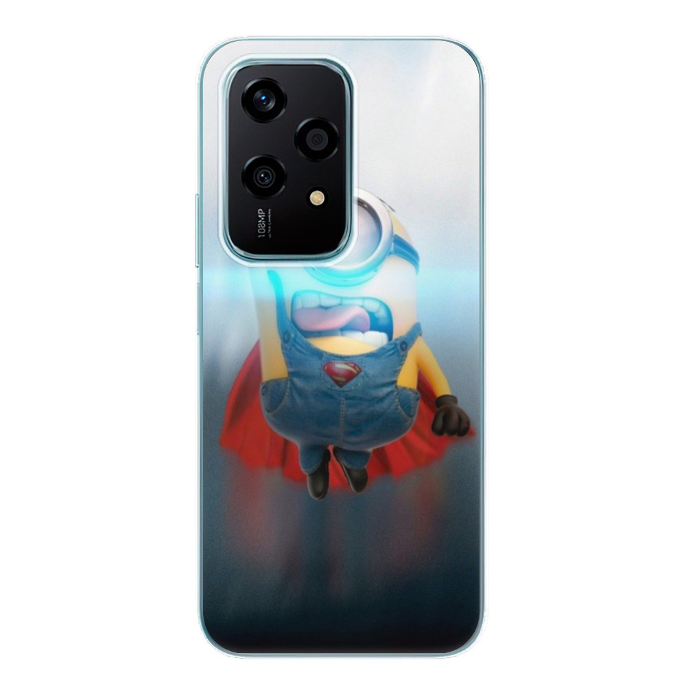 Odolné silikónové puzdro iSaprio - Mimons Superman 02 - Honor 200 Lite