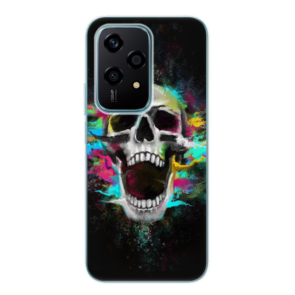 Odolné silikónové puzdro iSaprio - Skull in Colors - Honor 200 Lite