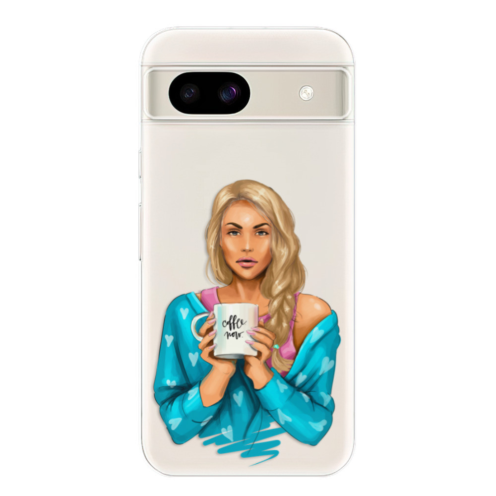 Odolné silikónové puzdro iSaprio - Coffe Now - Blond - Google Pixel 8a