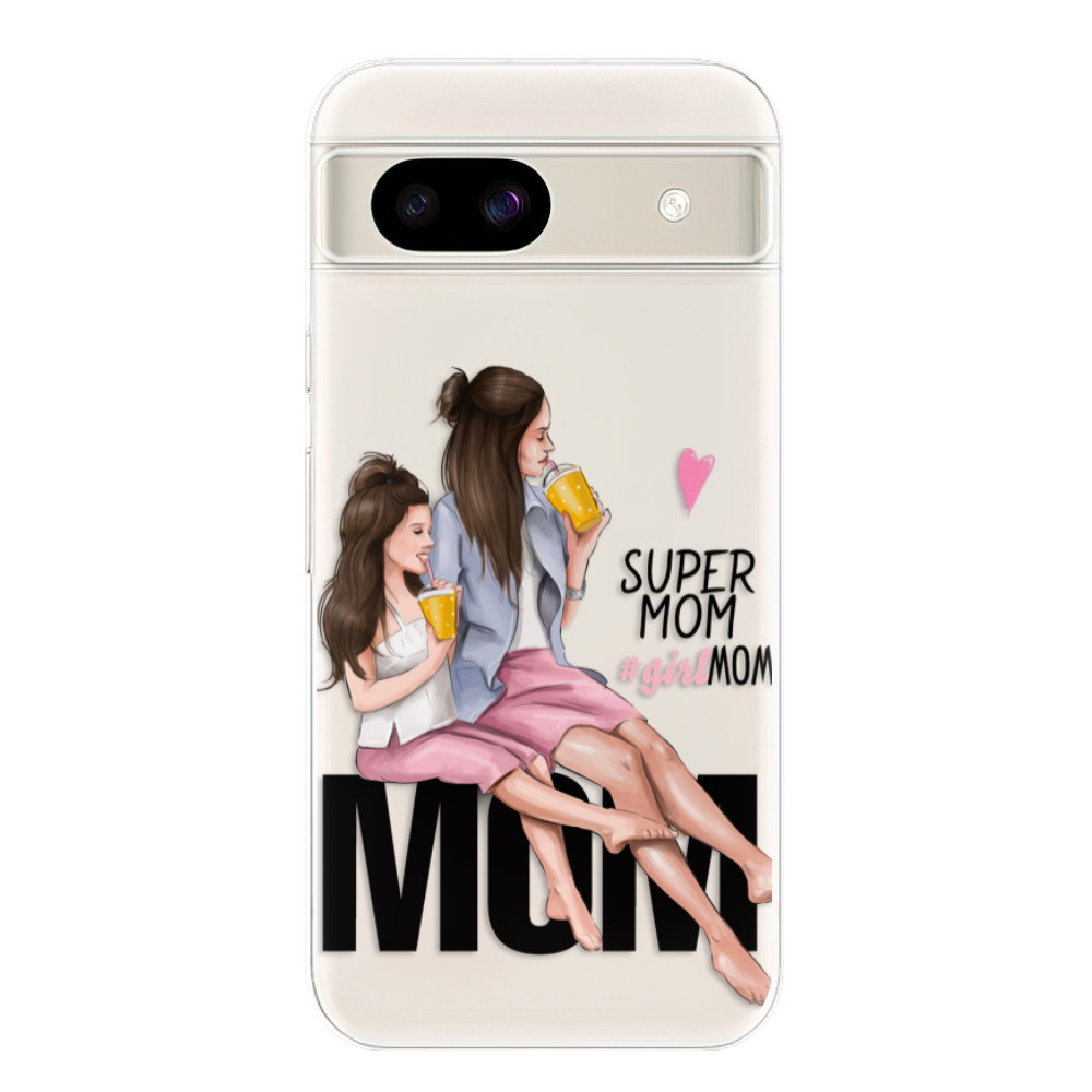 Odolné silikónové puzdro iSaprio - Milk Shake - Brunette - Google Pixel 8a