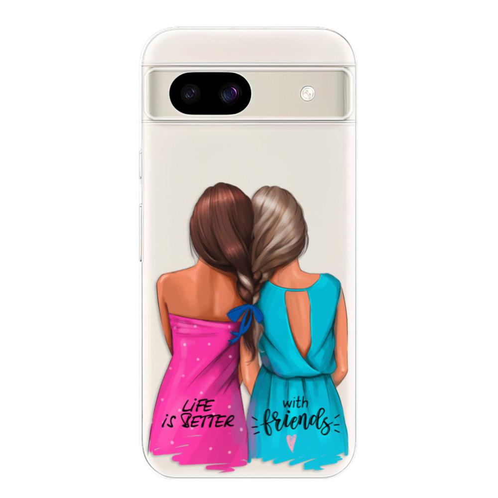 Odolné silikónové puzdro iSaprio - Best Friends - Google Pixel 8a