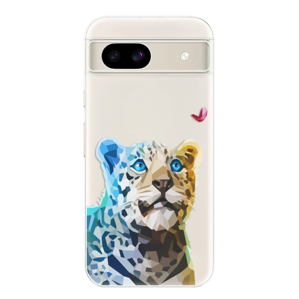 Odolné silikónové puzdro iSaprio - Leopard With Butterfly - Google Pixel 8a