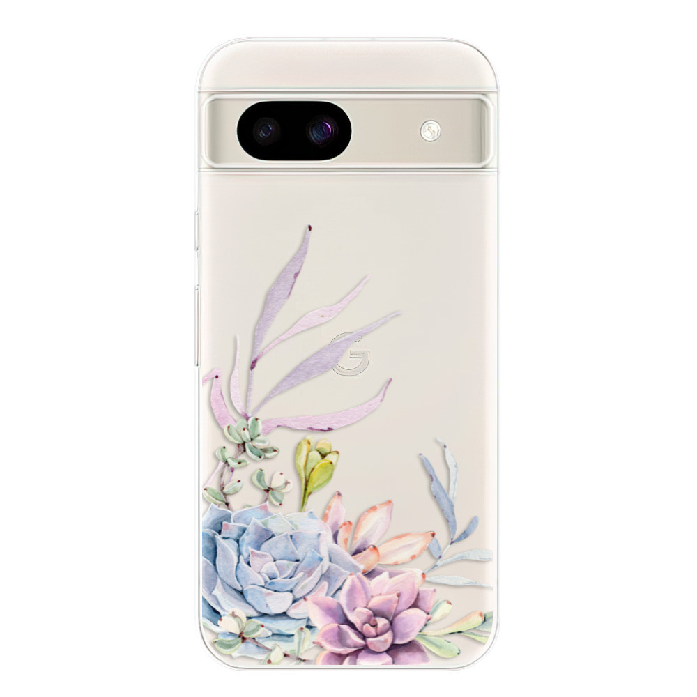 Odolné silikónové puzdro iSaprio - Succulent 01 - Google Pixel 8a