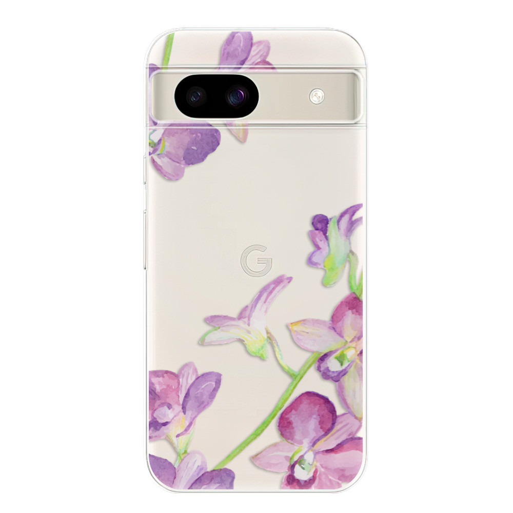Odolné silikónové puzdro iSaprio - Purple Orchid - Google Pixel 8a